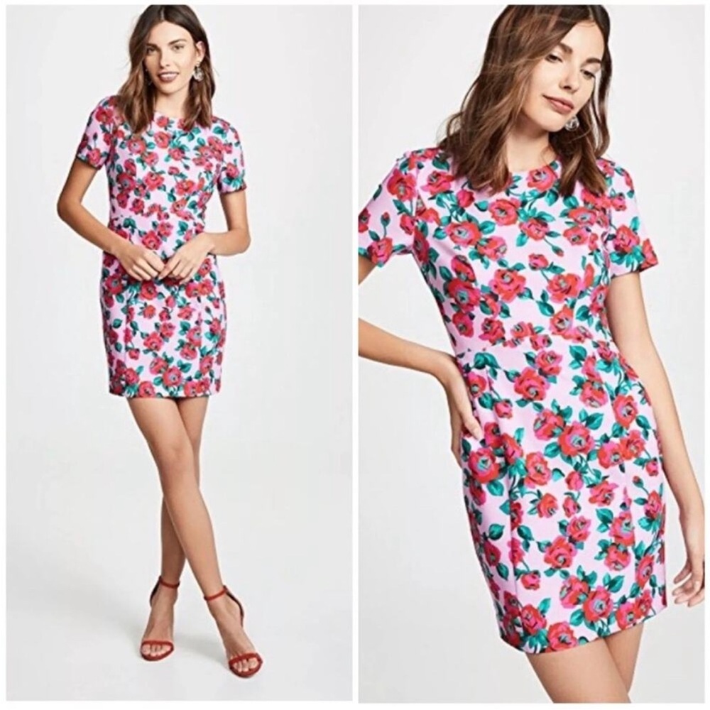 Black Halo Jodee Dress in Ravel Pink Rose